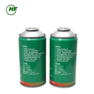 China uso do carro 300g pode embalagem HFC-R134a uso para carro Unrefillable Cilindro 800g Umidade 0.01% para a Indonésia